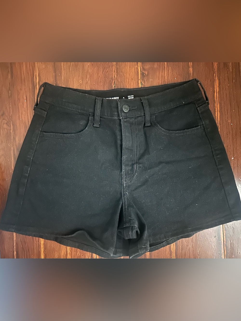 Old Navy Black High-Rise Jean Shorts